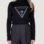 Dolcevita Guess piper triangle logo tn ls Nero - Foto 1