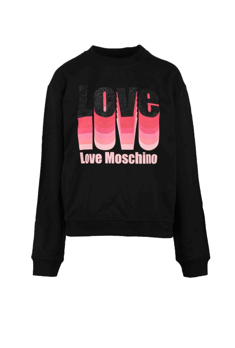 Felpa con cappuccio Love Moschino Nero - Foto 2