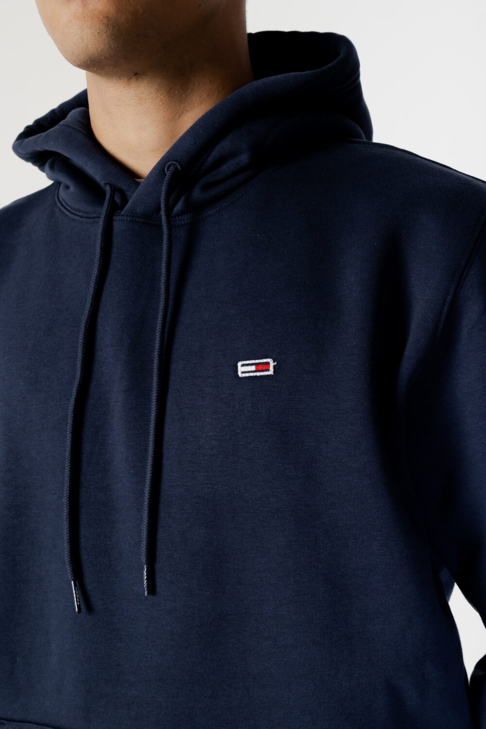 Felpa con cappuccio Tommy Hilfiger Jeans tjm regular fleece h Blu - Foto 3