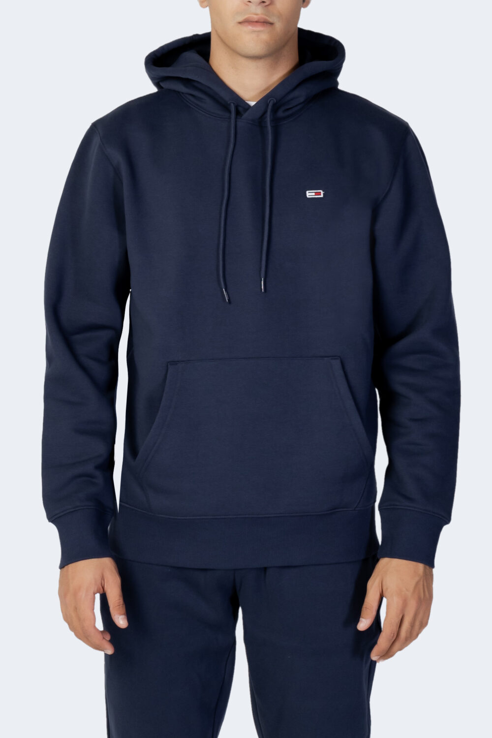 Felpa con cappuccio Tommy Hilfiger Jeans tjm regular fleece h Blu - Foto 6