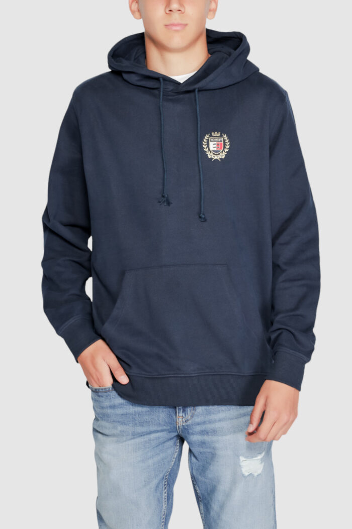 Felpa con cappuccio Tommy Hilfiger Jeans tjm reg tj flag Blue scuro