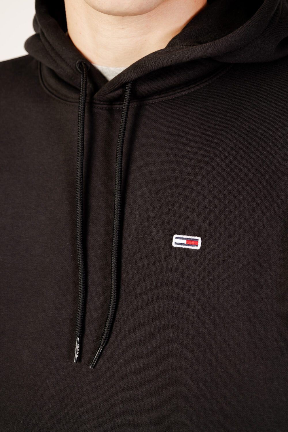 Felpa con cappuccio Tommy Hilfiger Jeans tjm regular fleece h Nero - Foto 2