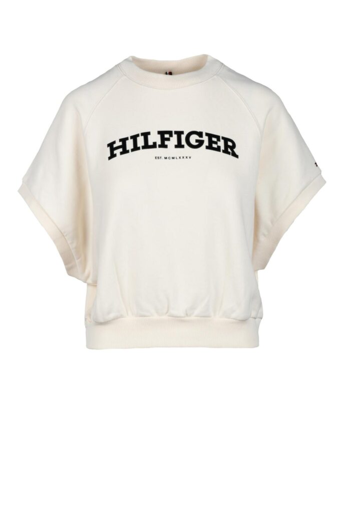 Felpa con cappuccio Tommy Hilfiger  Panna