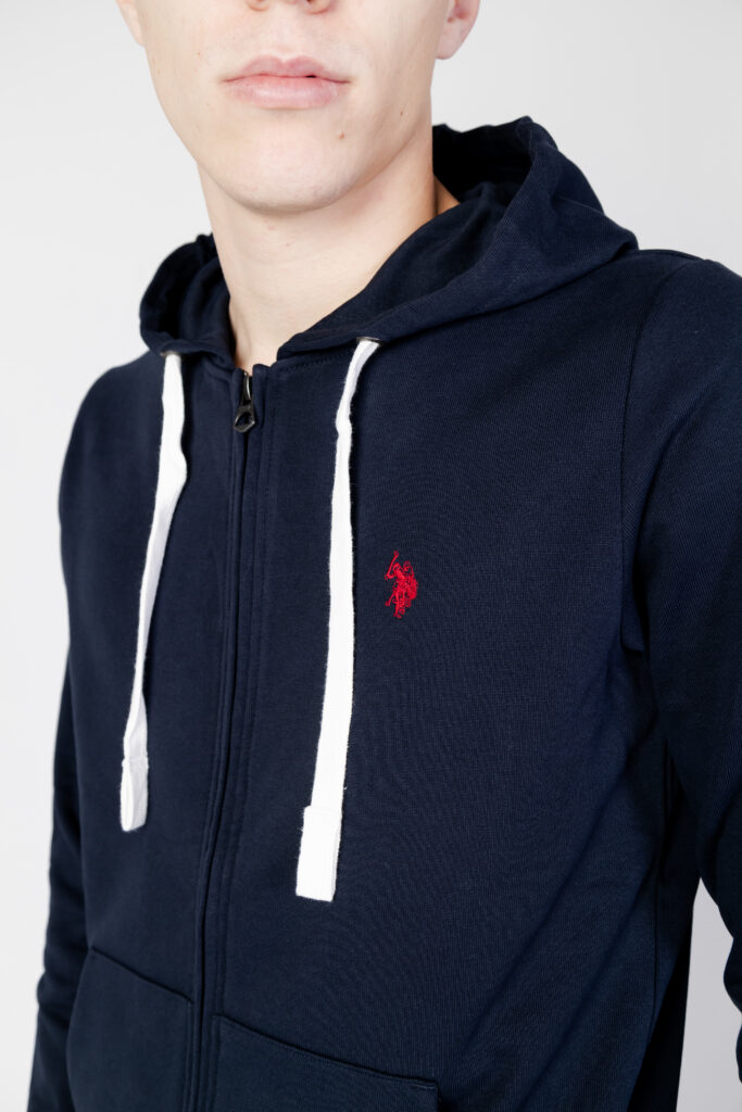 Felpa con cappuccio U.S. Polo Assn. luke eh33 Blu