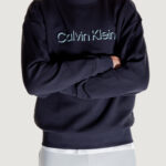 Felpa senza cappuccio Calvin Klein shadow embossed logo Nero - Foto 1