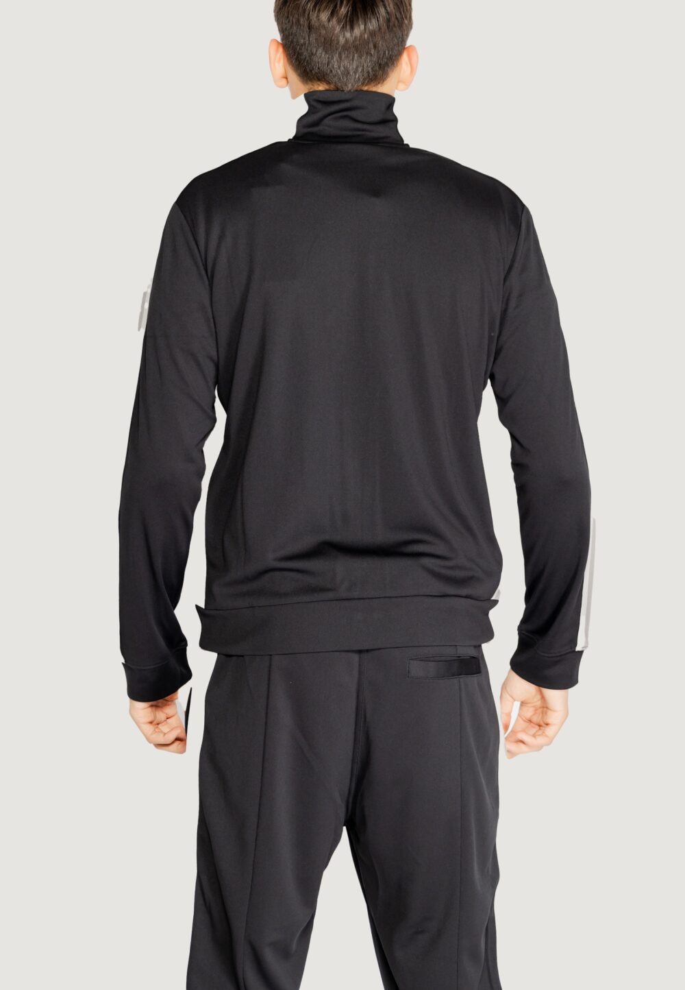 Felpa senza cappuccio Calvin Klein Sport pw - full zip Nero - Foto 3