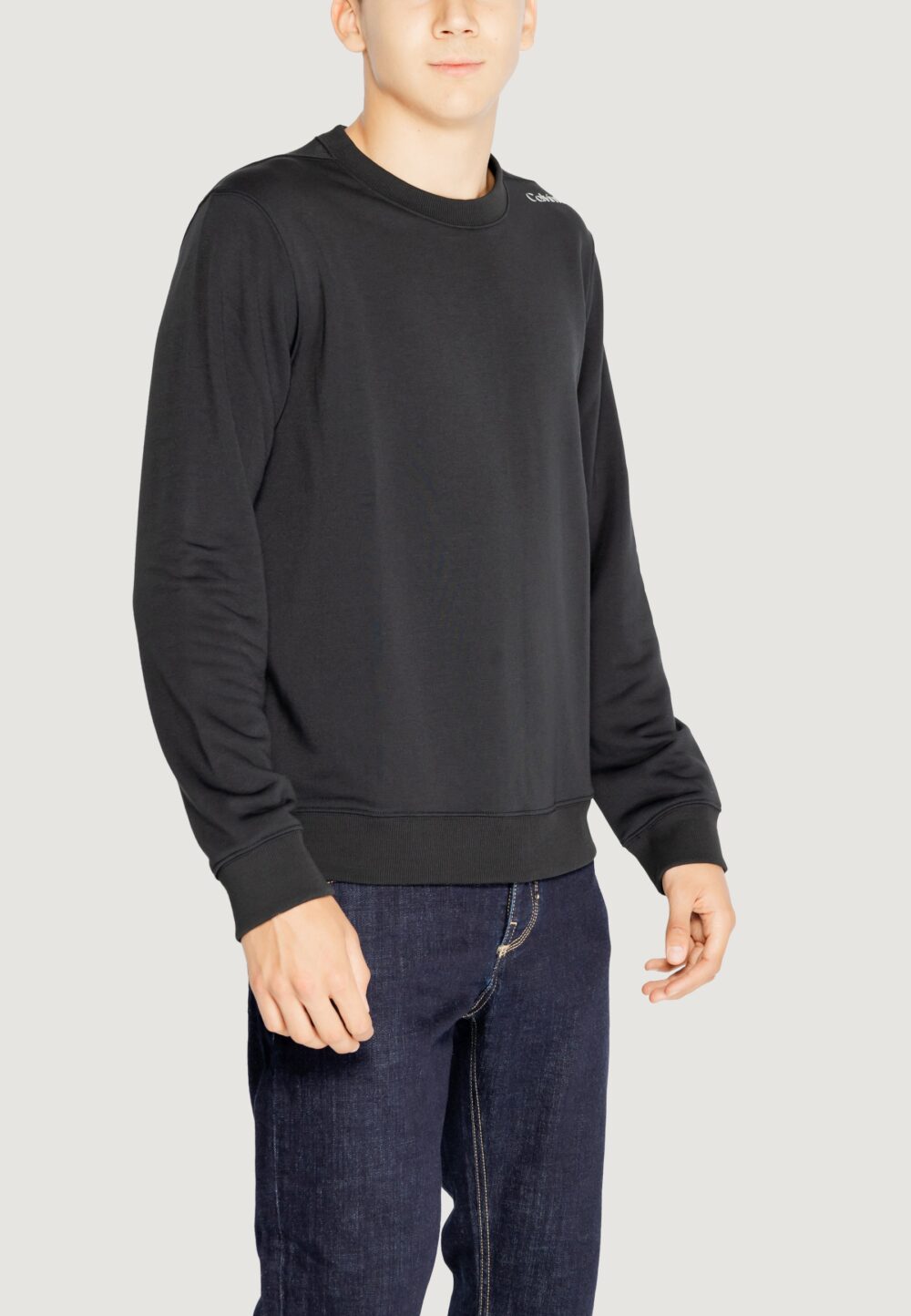 Felpa senza cappuccio Calvin Klein Sport pw - pullover, bae Nero - Foto 4