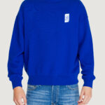 Felpa senza cappuccio Replay cotton fleece Blu - Foto 1