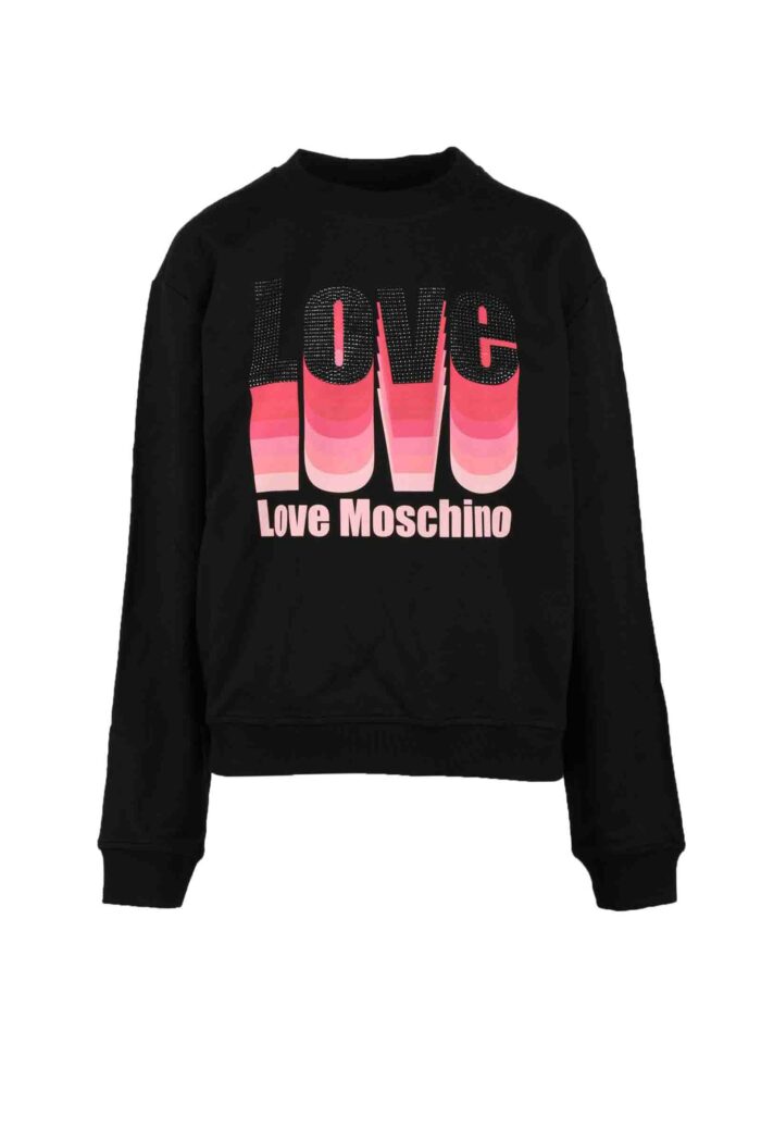 Felpa Love Moschino  Nero