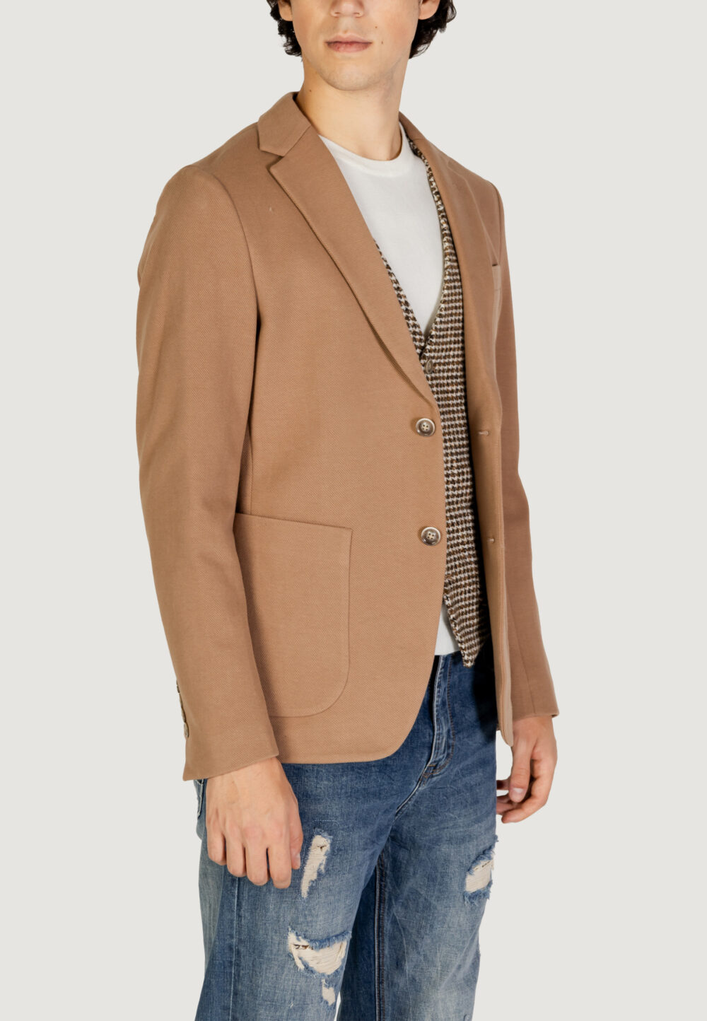 Giacca Gianni Lupo Beige scuro - Foto 5