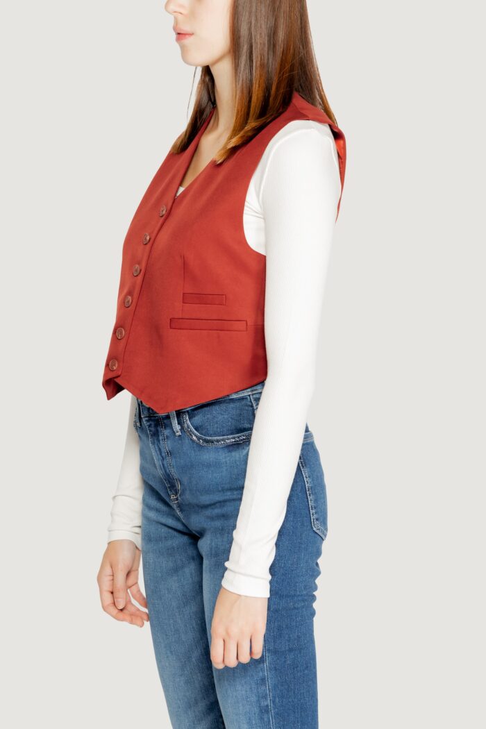 Gilet da completo Vero Moda vmtara sl waistcoat boo Mattone