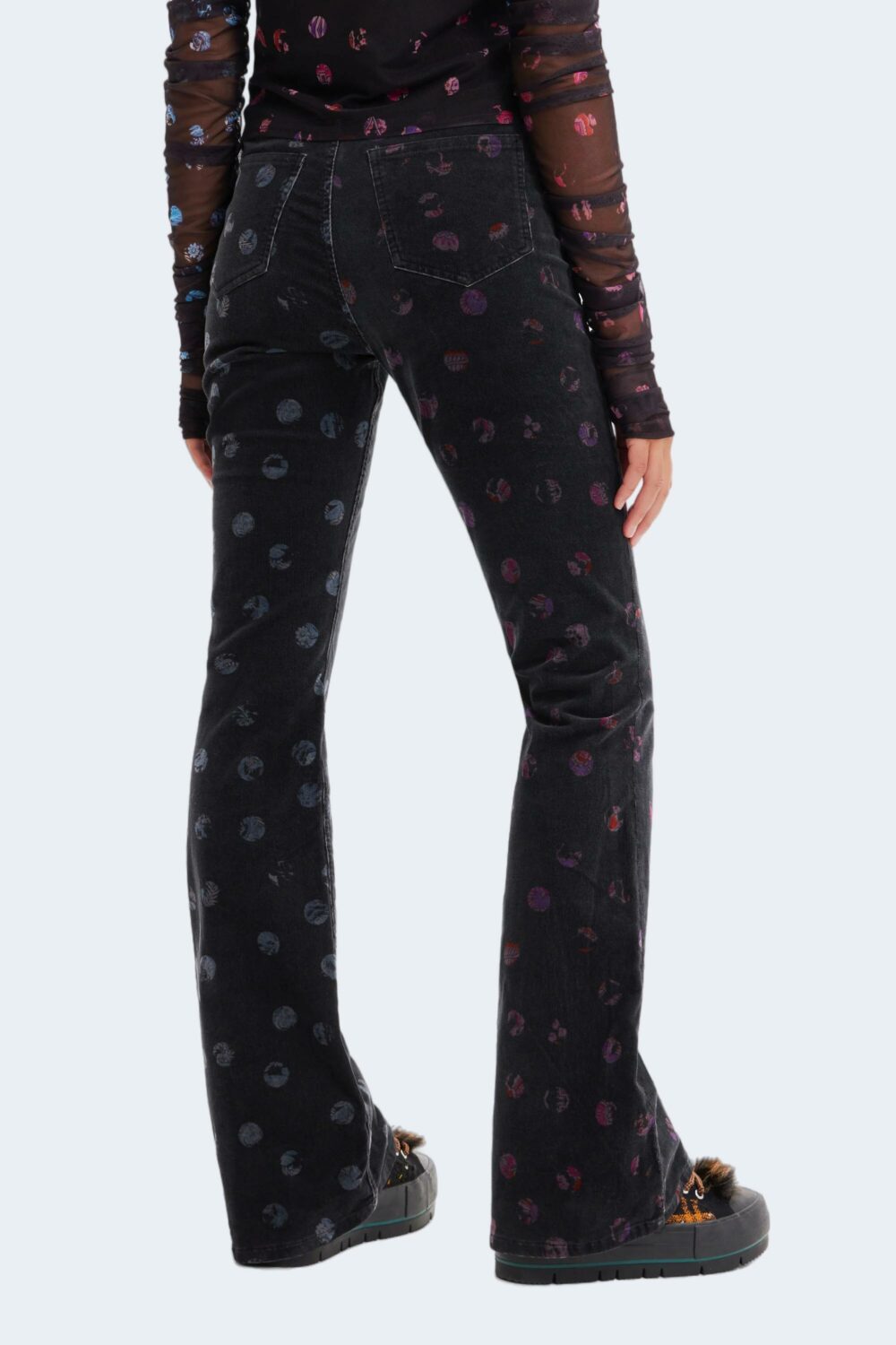 Jeans bootcut Desigual pant topo Nero - Foto 4