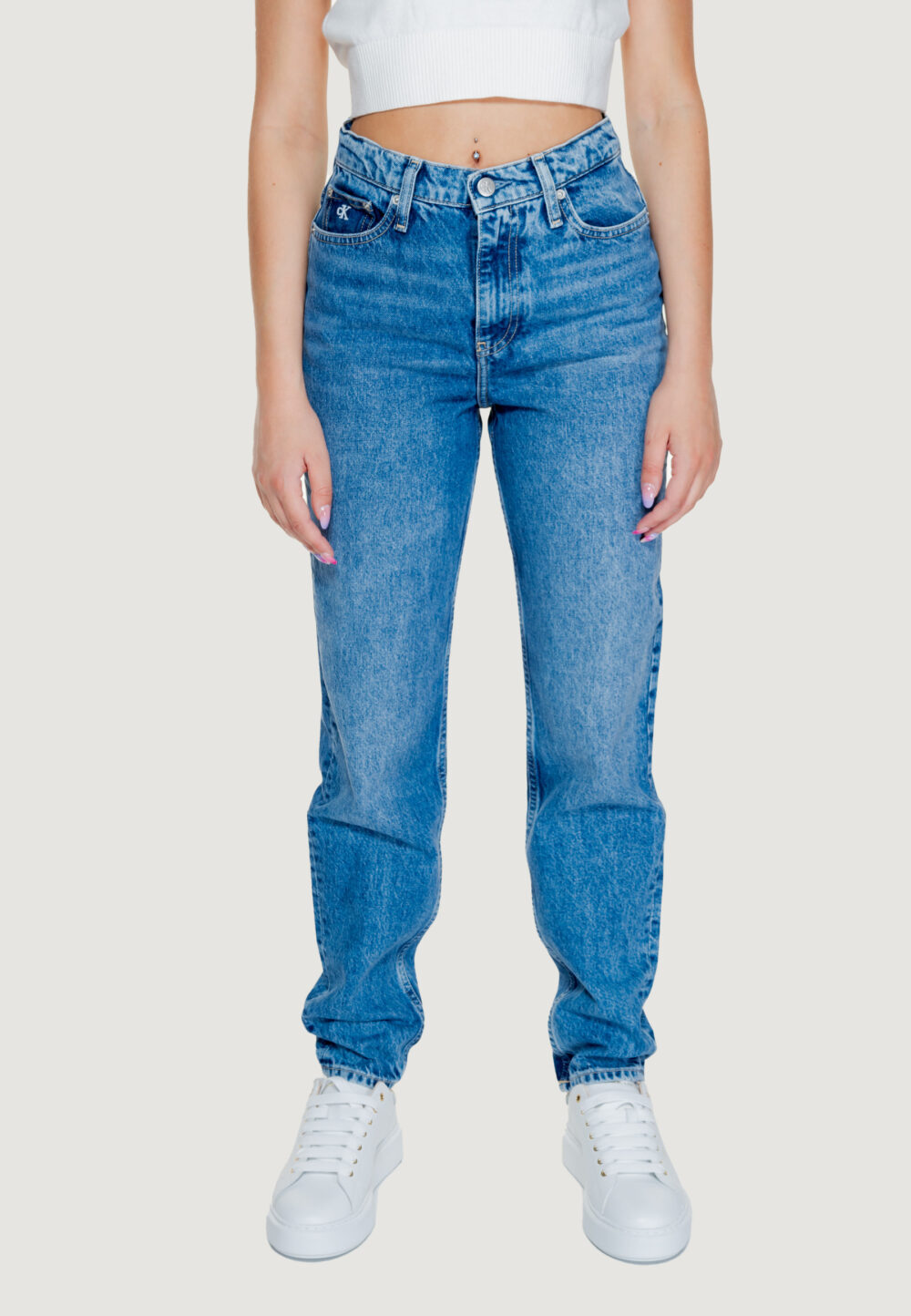 Jeans mom Calvin Klein Jeans mom Denim - Foto 6