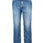 Jeans mom Dondup Blu - Foto 1