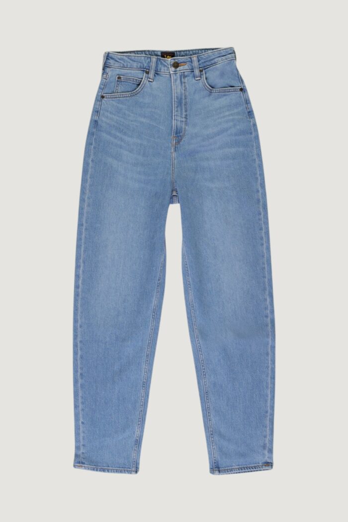 Jeans mom Lee stella tapered Denim chiaro