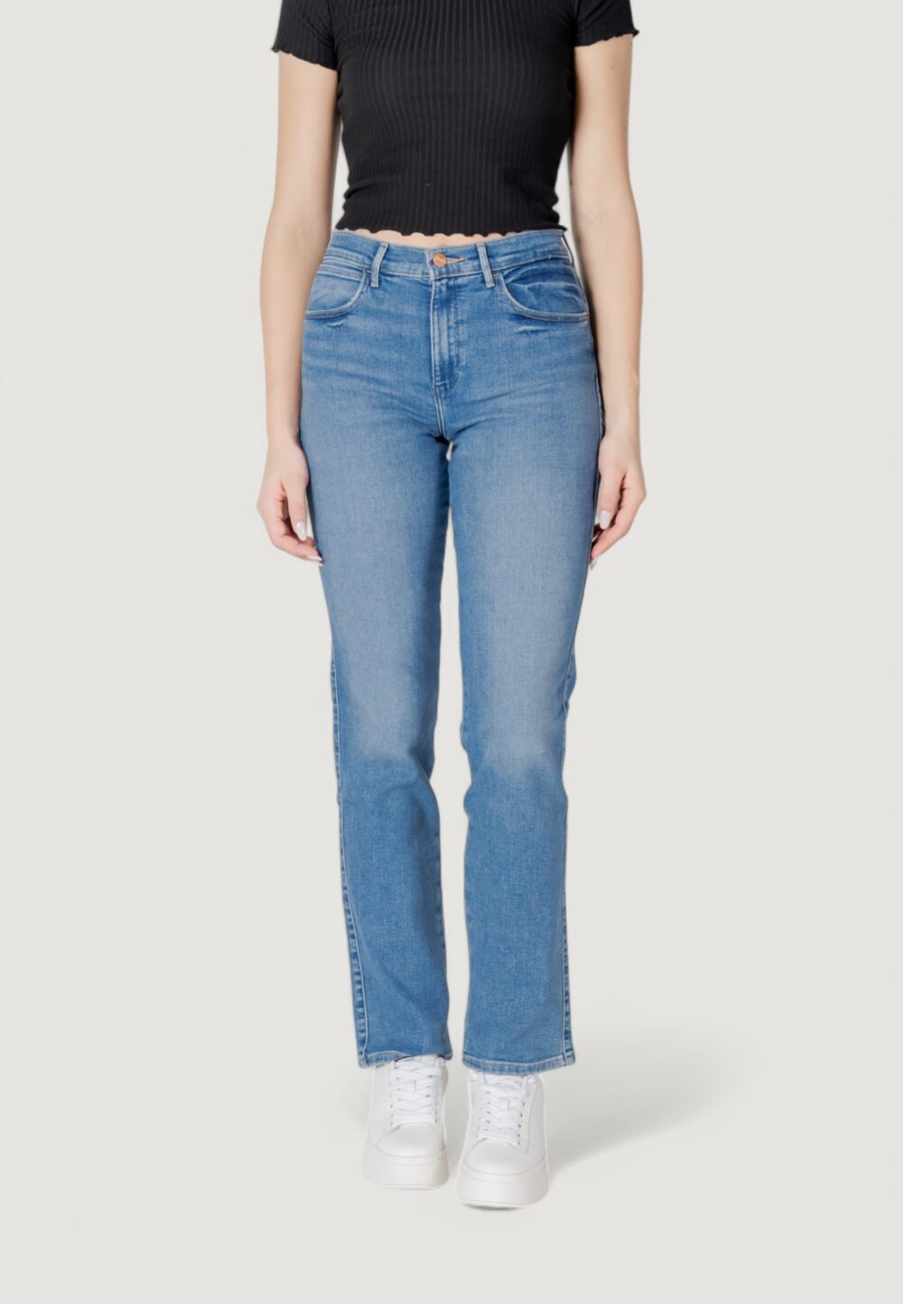 Jeans mom WRANGLER straight Denim - Foto 1