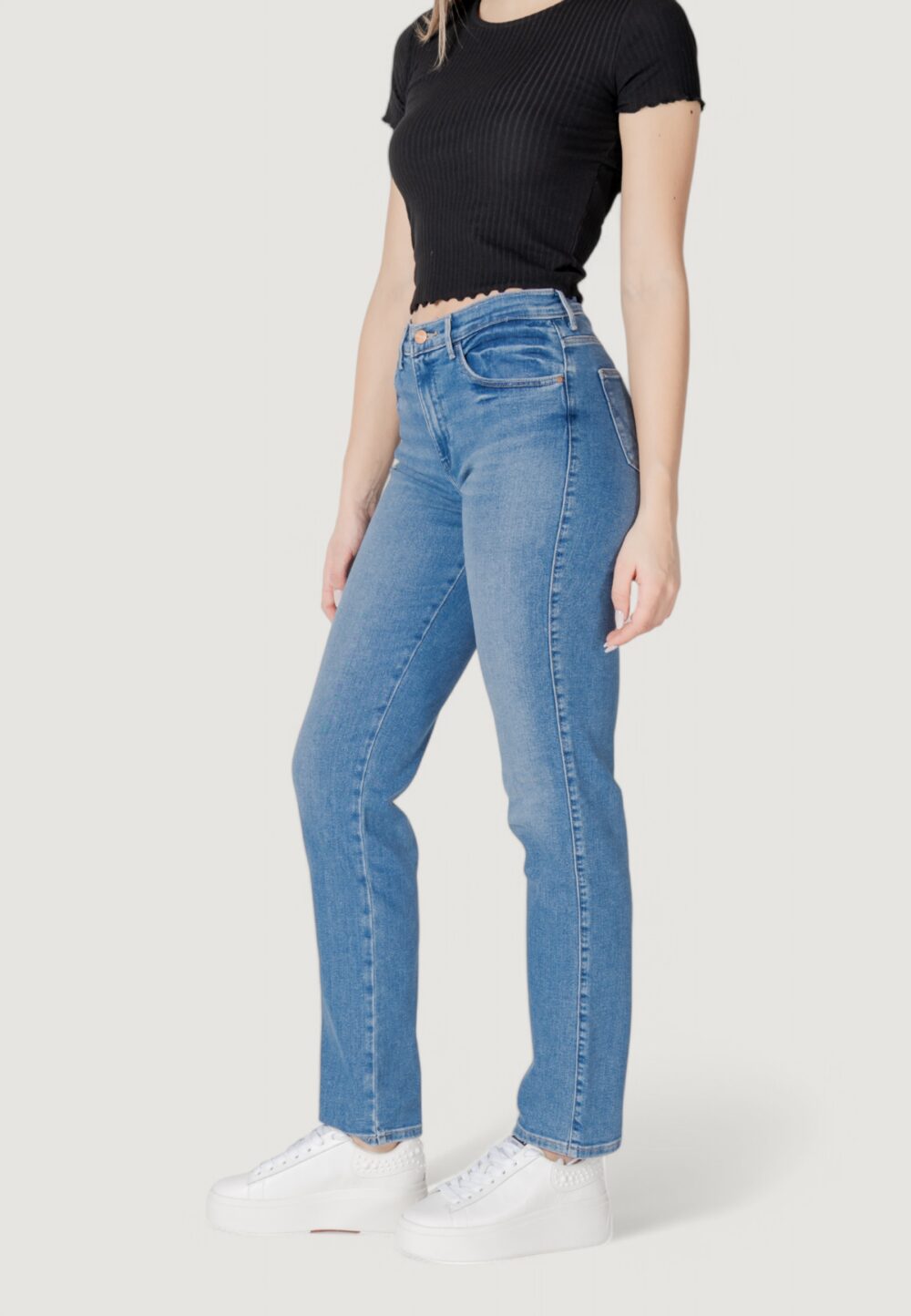 Jeans mom WRANGLER straight Denim - Foto 2