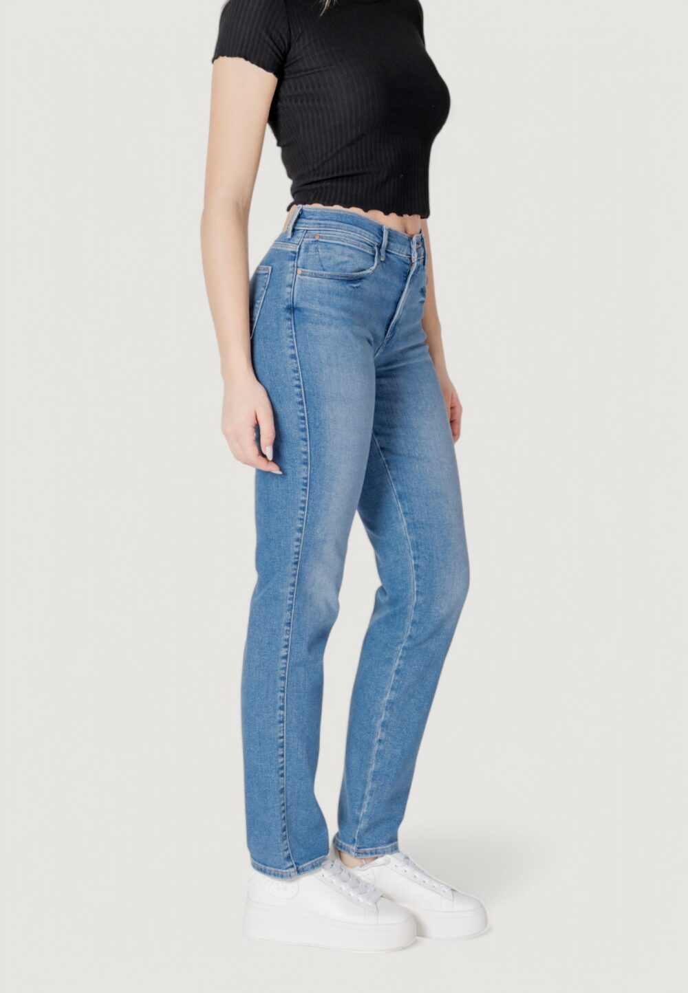 Jeans mom WRANGLER straight Denim - Foto 3