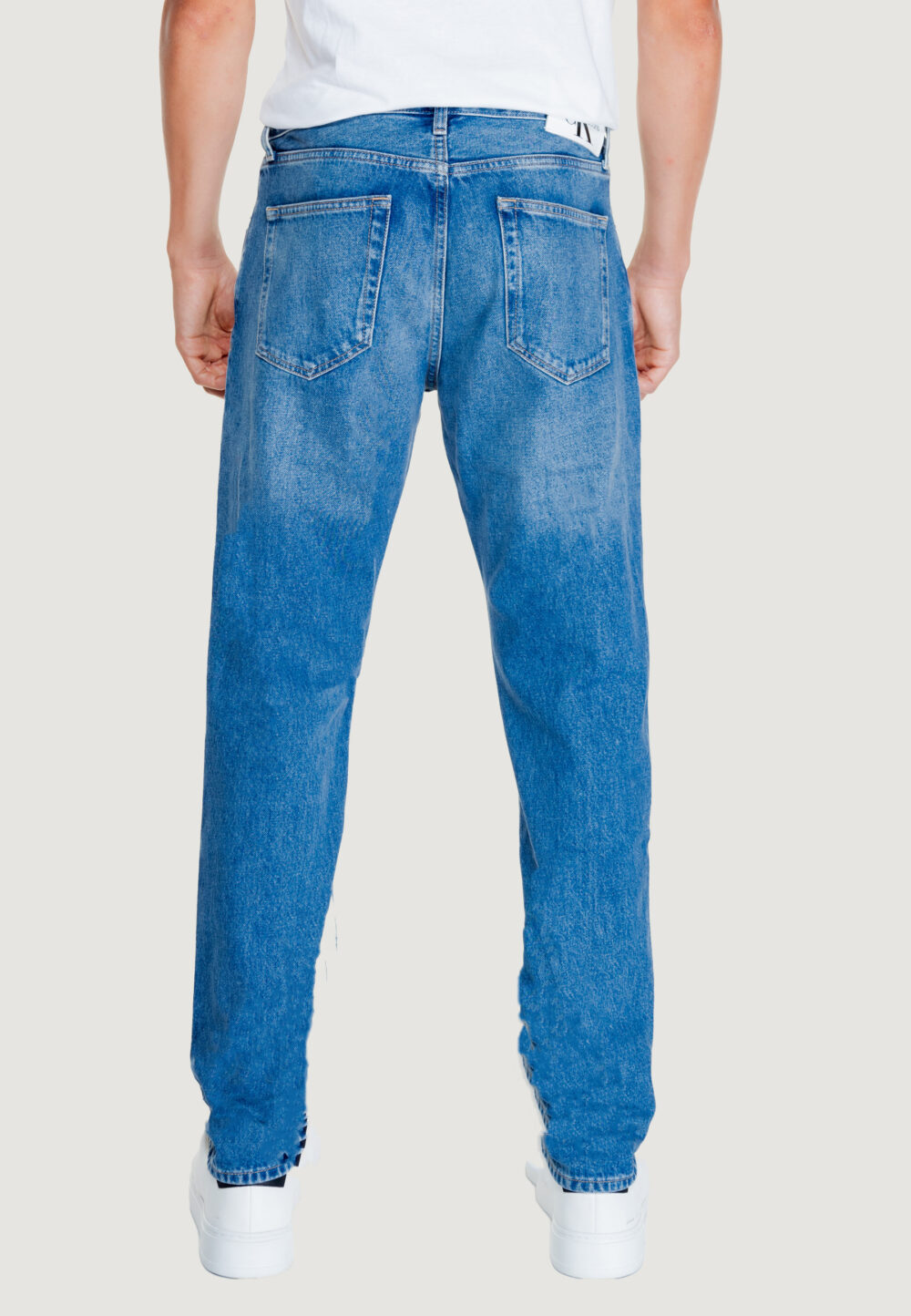 Jeans Calvin Klein Jeans authentic straight Denim chiaro - Foto 2