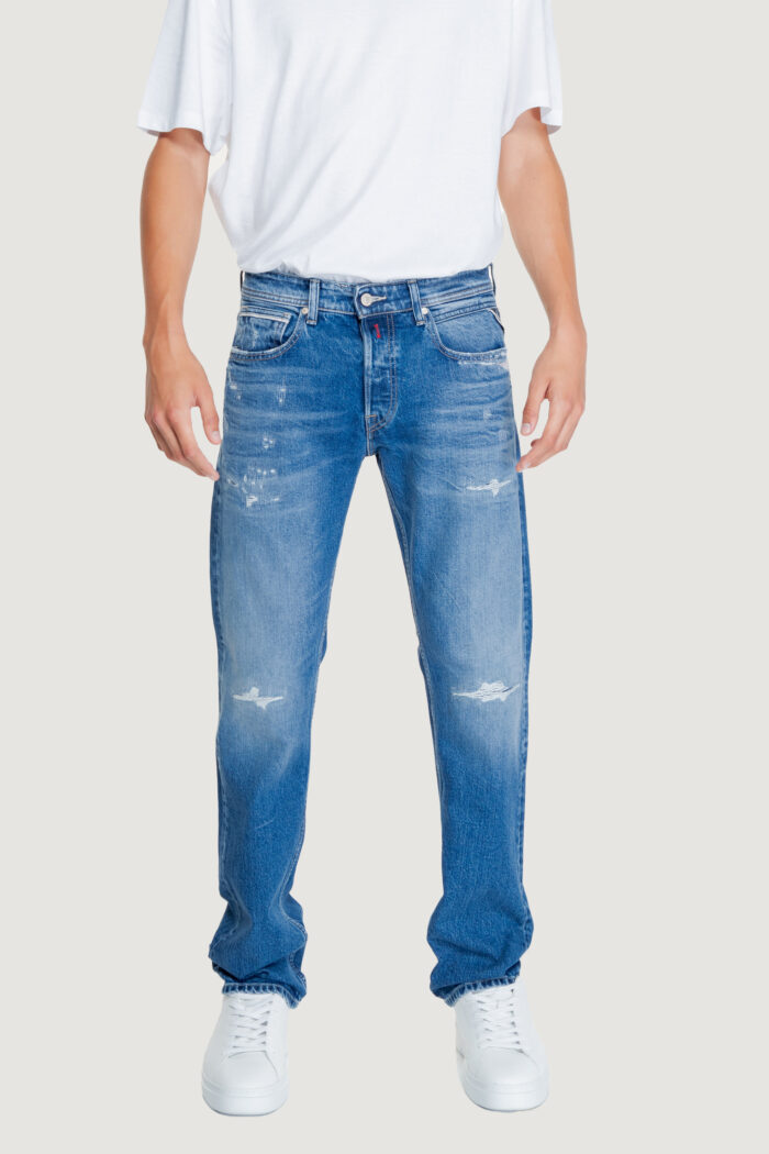 Jeans Replay 12 oz Blu