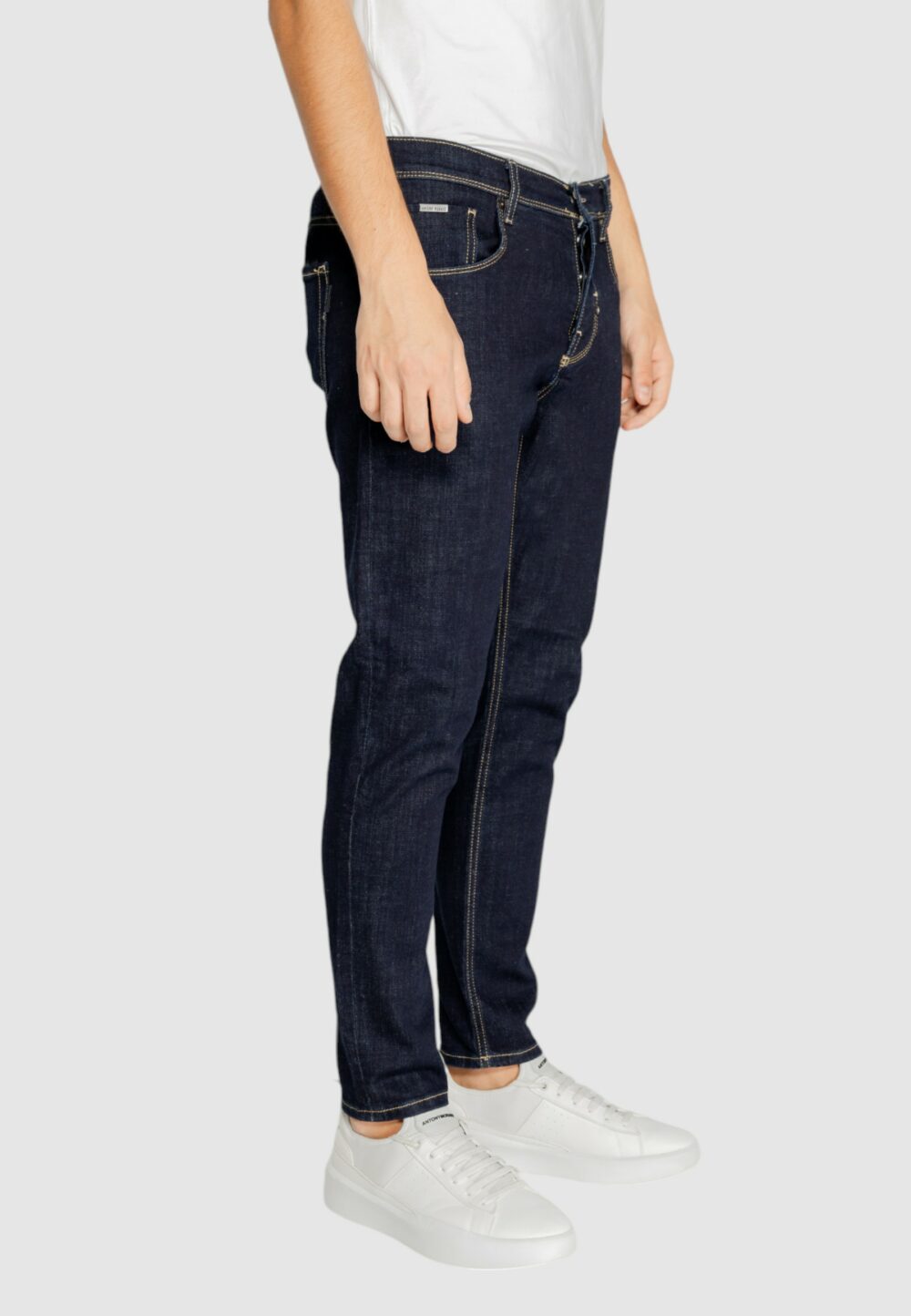 Jeans slim Antony Morato argon ankle lenght in iconic Denim - Foto 3