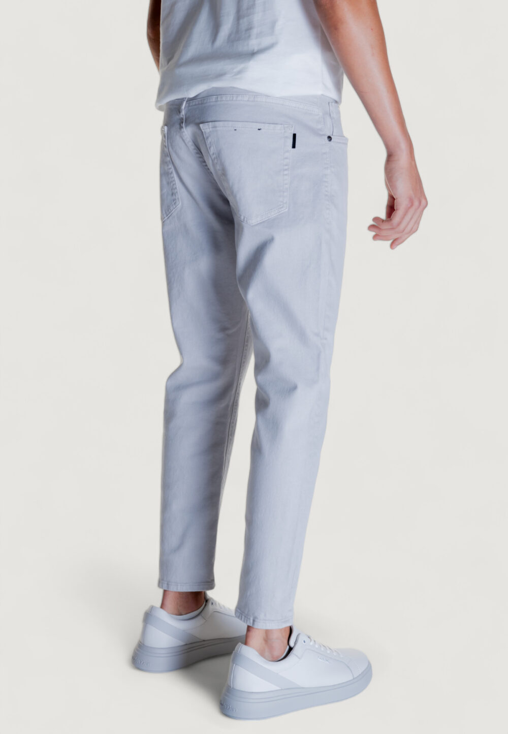 Jeans slim Antony Morato argon ankle lenght in vintage Grigio Chiaro - Foto 3