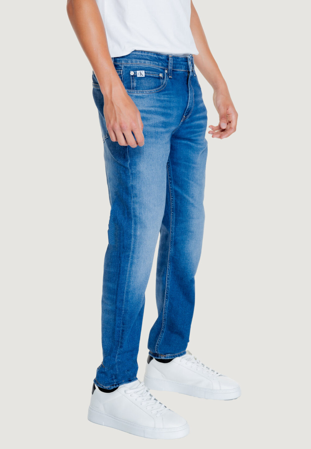 Jeans slim Calvin Klein Jeans taper Denim - Foto 4