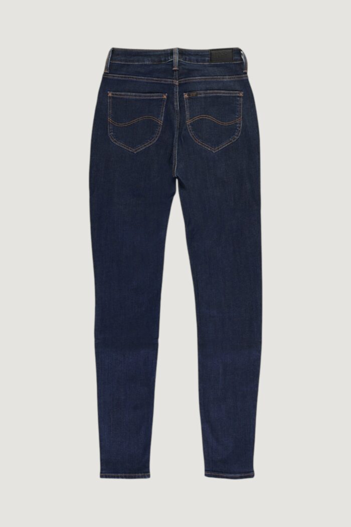 Jeans slim Lee scarlett high Denim scuro