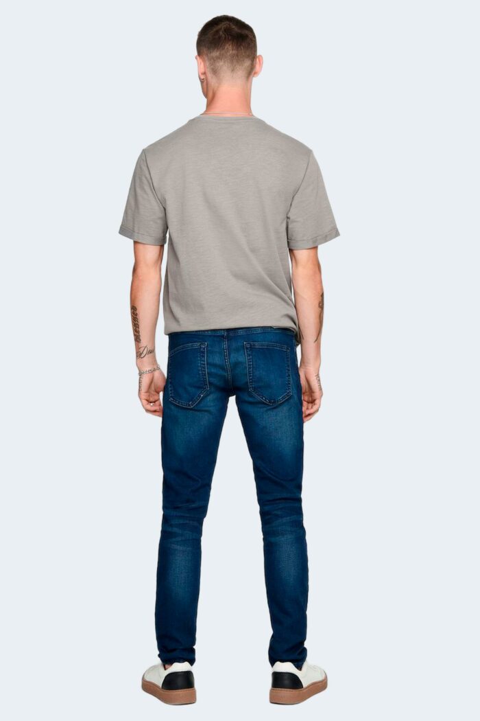 Jeans slim Only & Sons onsloom jog life dk blue pk 0431 noos – 22010431 Blue Denim