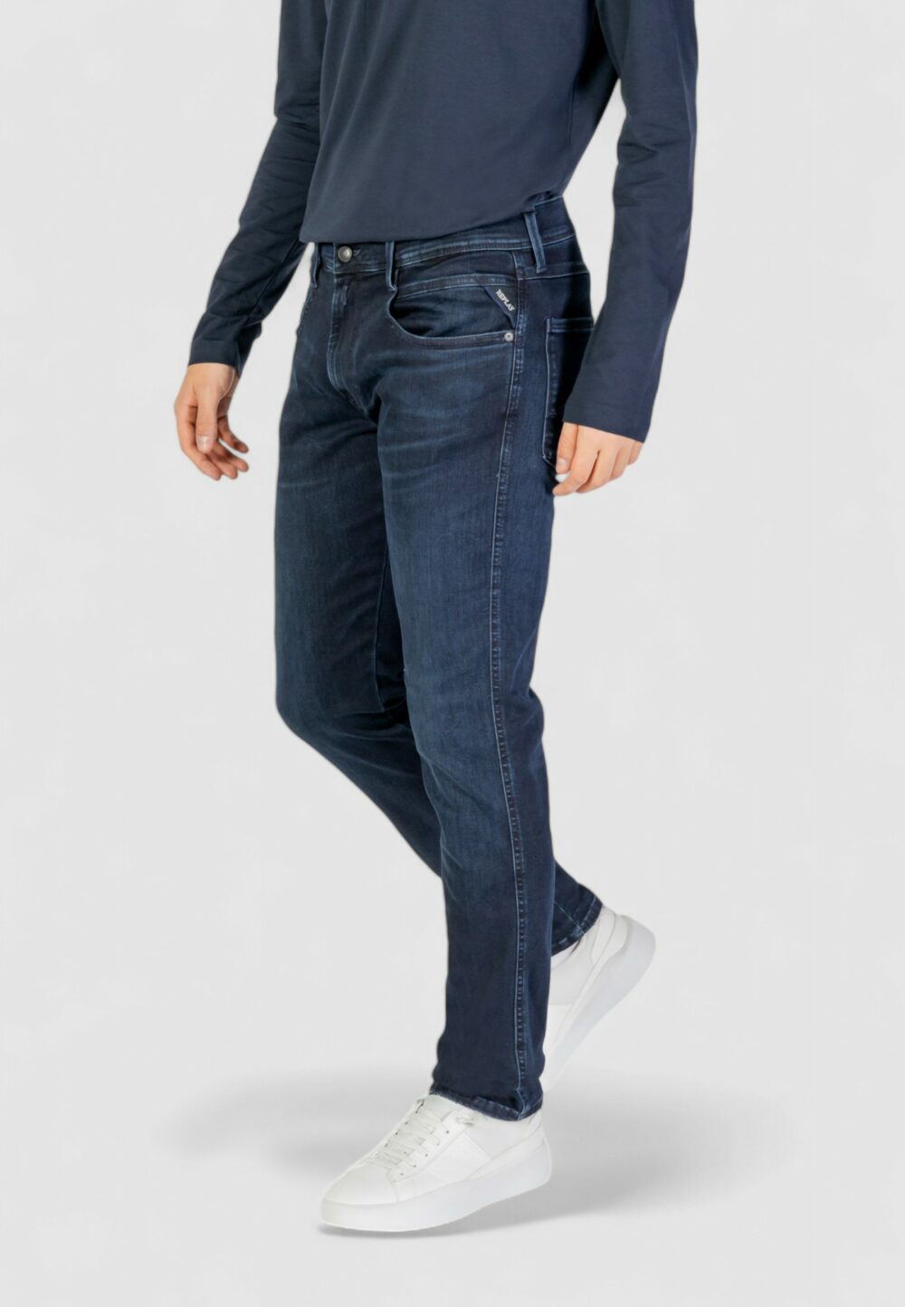 Jeans slim Replay 11.5 oz hyperflex Blu - Foto 1