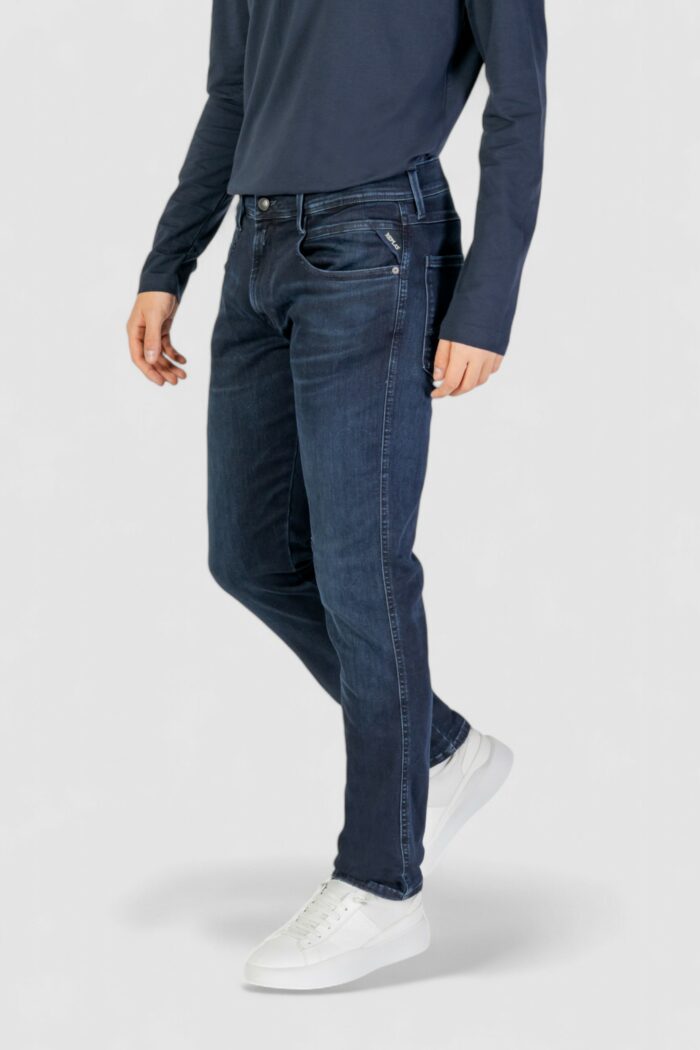 Jeans slim Replay 11.5 oz hyperflex Blu