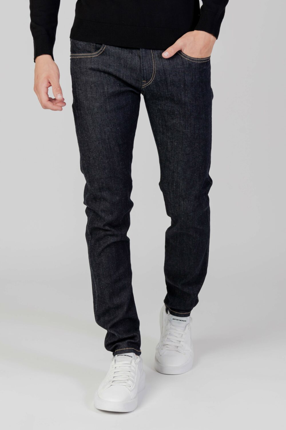 Jeans slim Replay anbass Blue Denim Scuro - Foto 1