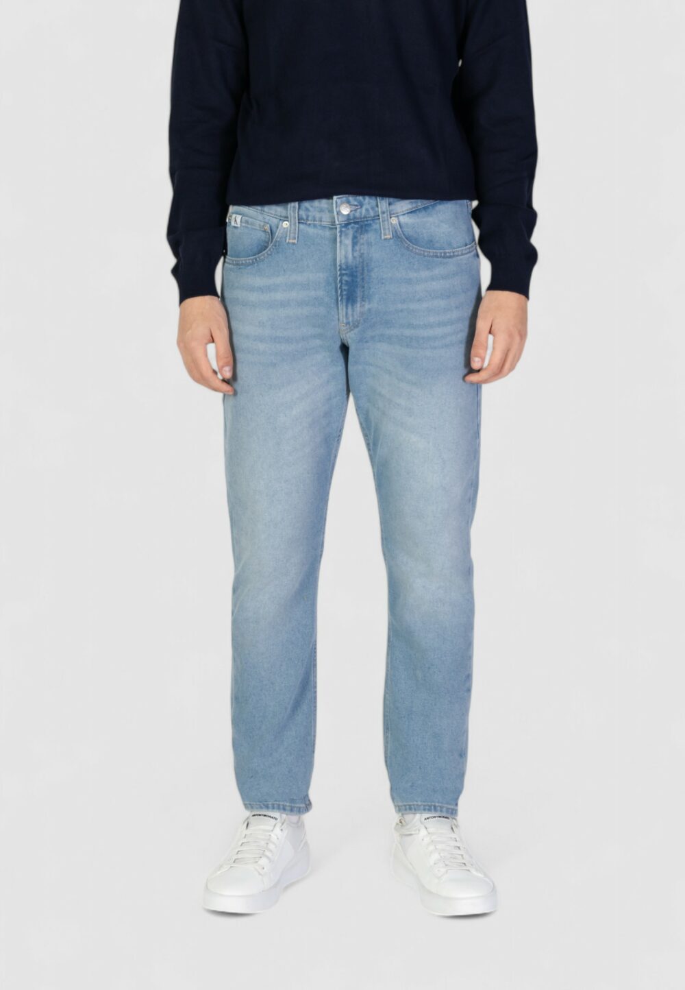 Jeans Tapered Calvin Klein Jeans taper Denim chiaro - Foto 4