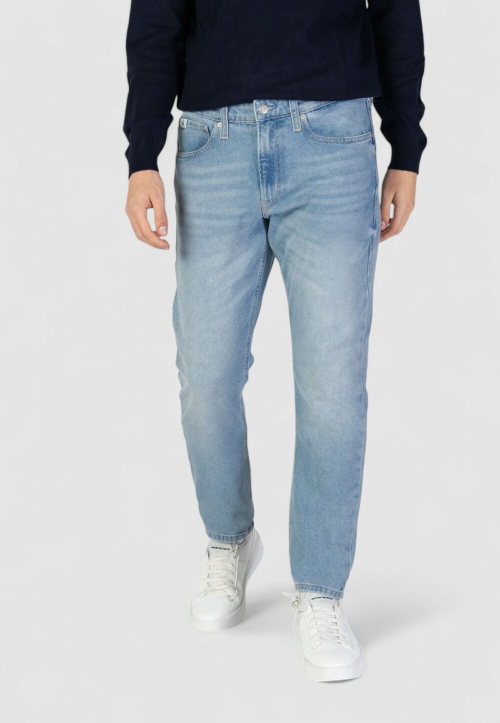 Jeans Tapered Calvin Klein Jeans taper Denim chiaro - Foto 5