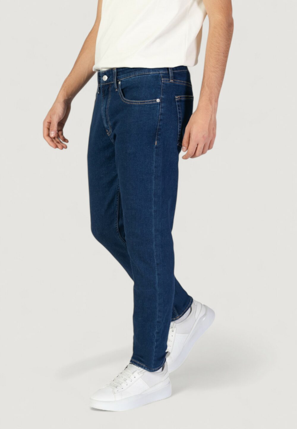 Jeans Tapered Calvin Klein Jeans taper Denim scuro - Foto 1