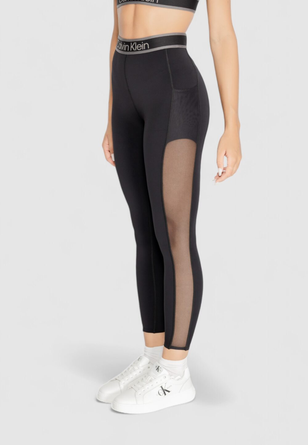 Leggings Calvin Klein Sport wo - 7/8 Nero - Foto 4