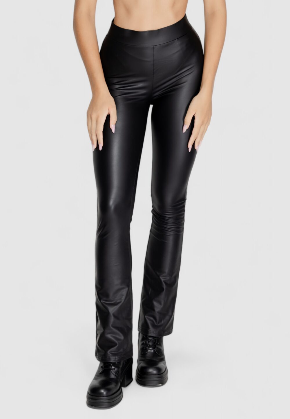 Leggings Only onlcool coated flared pant jrs Nero - Foto 7