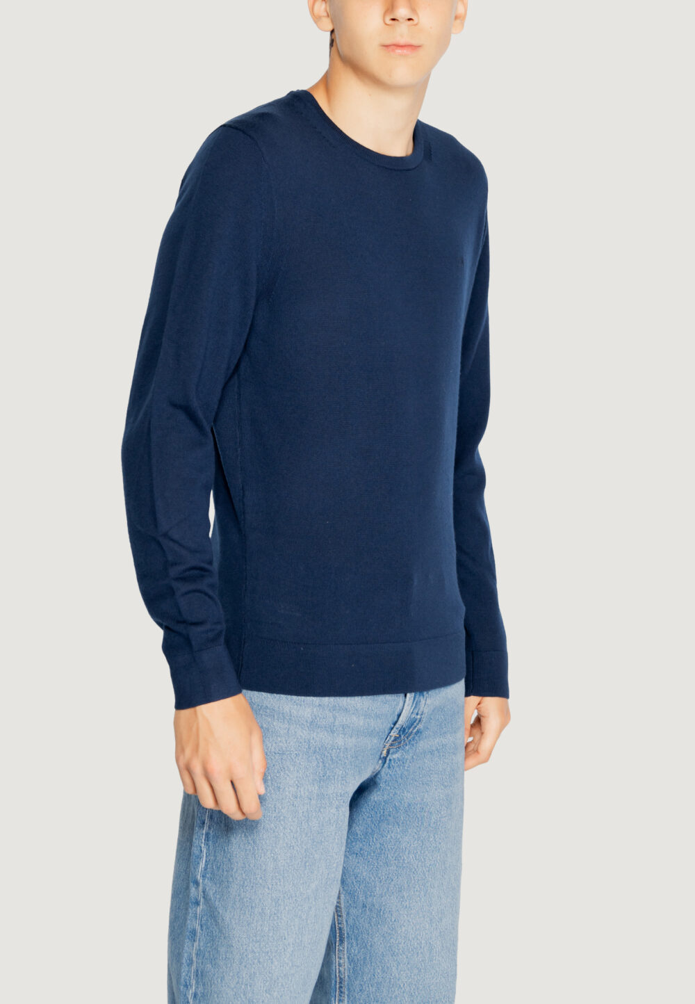 Maglia Calvin Klein merino rws crew neck Blu - Foto 5