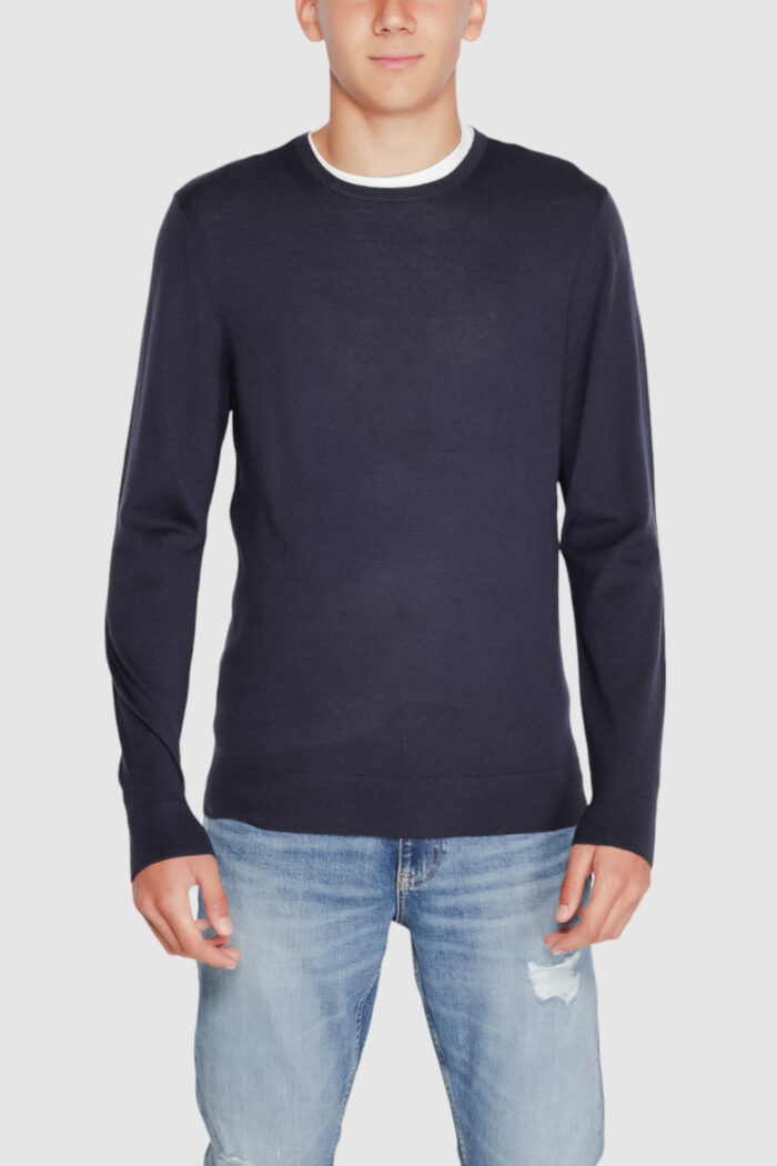 Maglia Calvin Klein merino rws crew neck Blue scuro