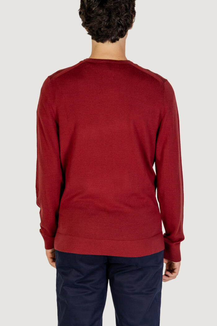 Maglia Calvin Klein merino rws crew neck Bordeaux