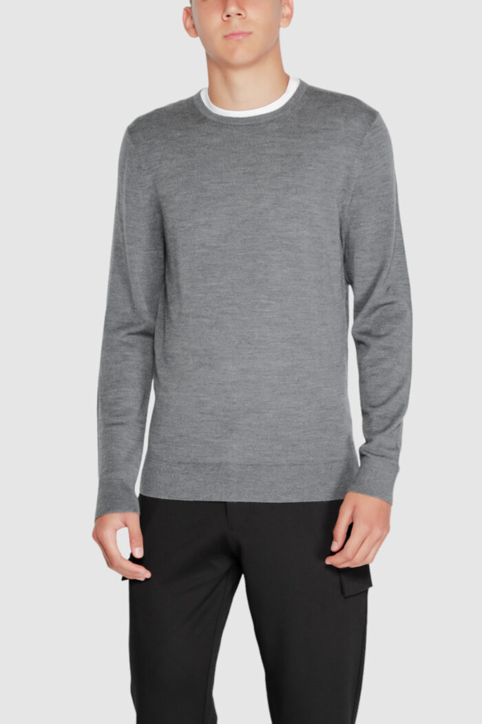 Maglia Calvin Klein merino rws crew neck Grigio Scuro