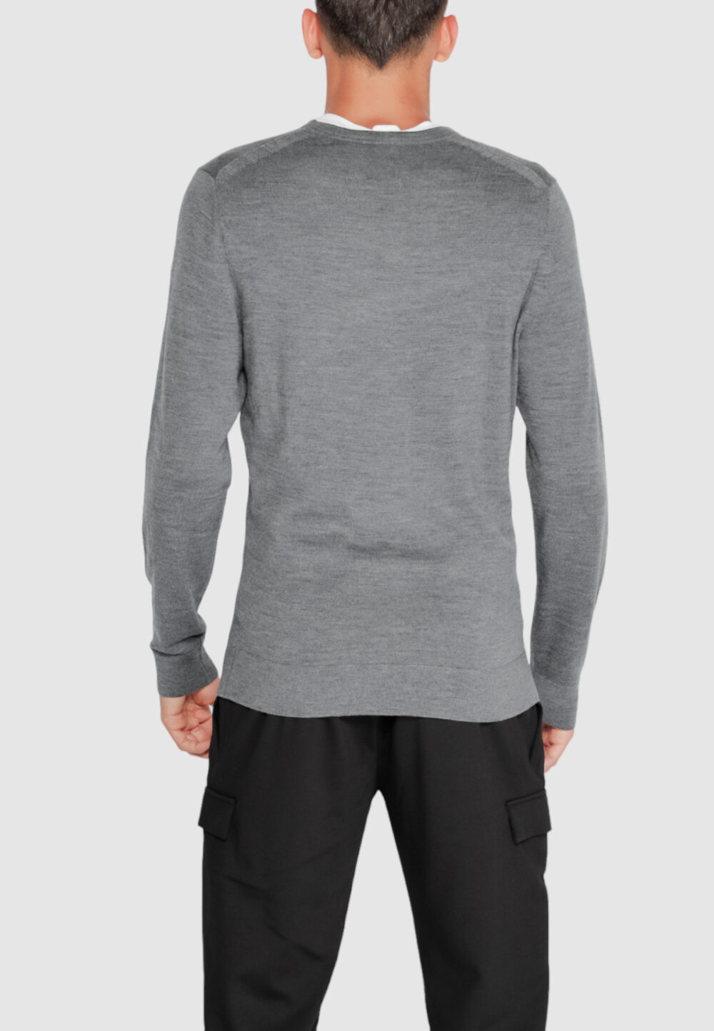 Maglia Calvin Klein merino rws crew neck Grigio Scuro - Foto 2