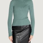 Maglia Jacqueline de Yong jdyplum l/s roll neck knt Turchese - Foto 1