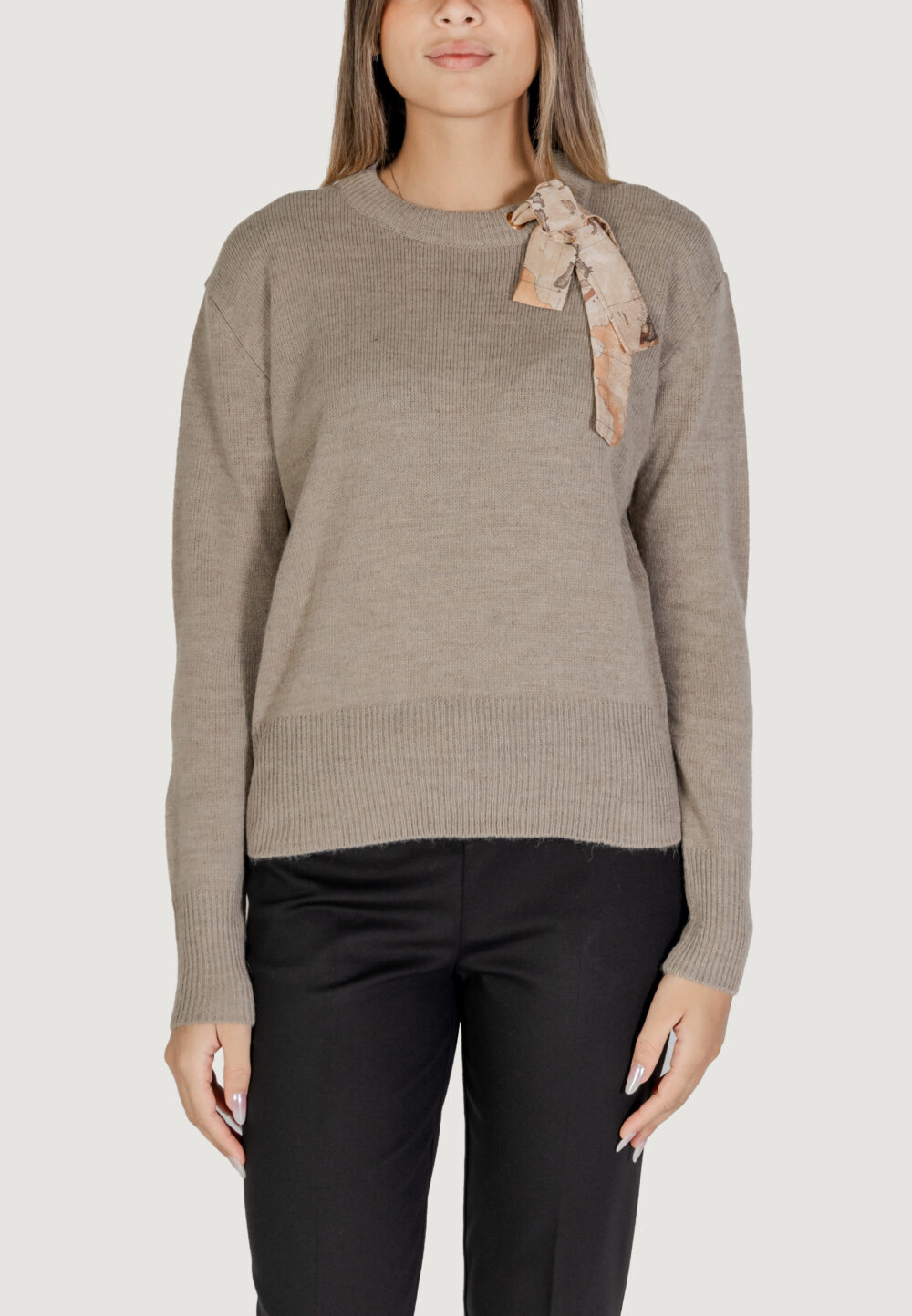 Maglione Alviero Martini Prima Classe Beige - Foto 1