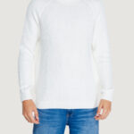 Maglione Calvin Klein Jeans soft utility raglan Bianco - Foto 1