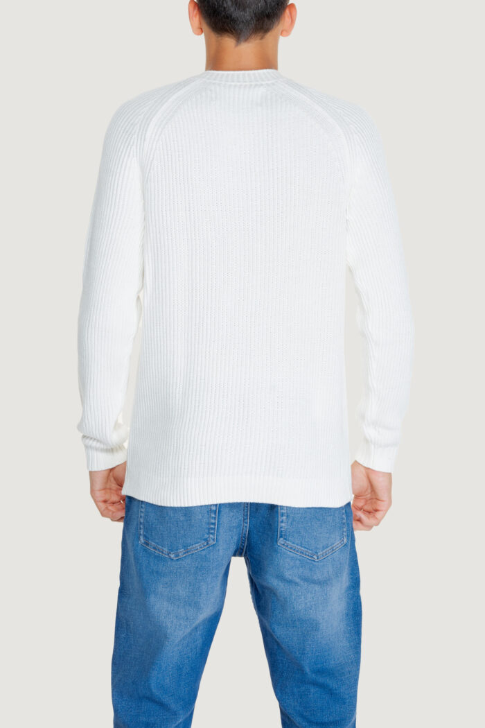 Maglione Calvin Klein Jeans soft utility raglan Bianco