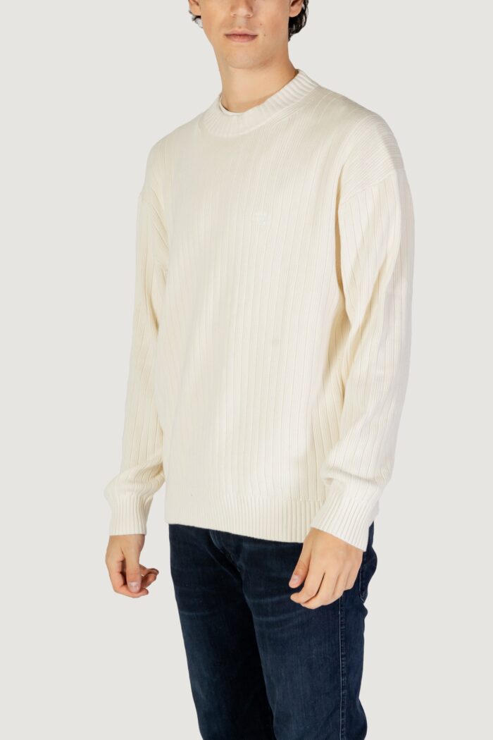 Maglione Calvin Klein Jeans linear Crema