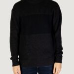 Maglione Calvin Klein Jeans mixed stitch high Nero - Foto 1