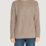 Maglione Calvin Klein Jeans relaxed linear Marrone - Foto 1