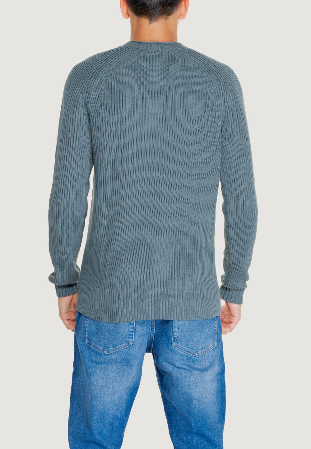 Maglione Calvin Klein Jeans soft utility raglan VERDE SALVIA - Foto 2